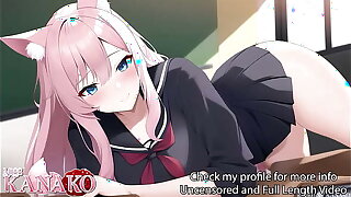 [ASMR Audio & Video] I need to stay after for SEX ED class.... Won't you help me STUDY, I need Good Samaritan to practice with..... SEXY CATGIRL AUDIO